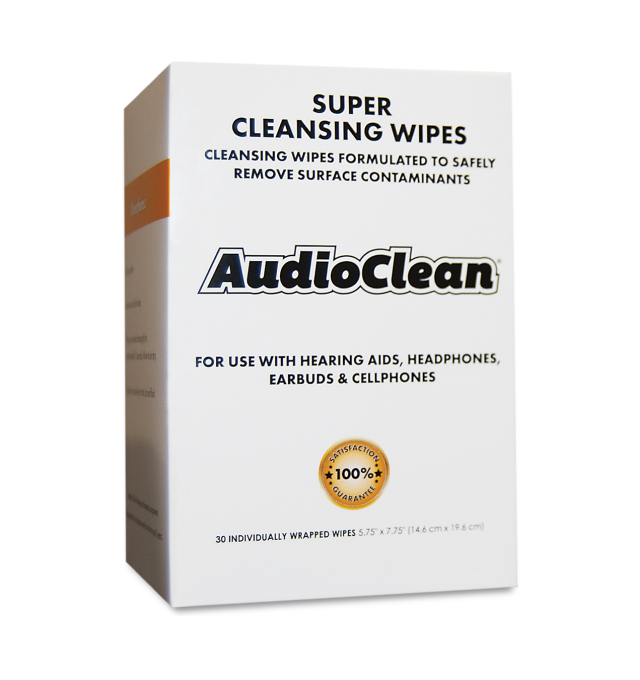 AudioClean Cleansing Wipes
